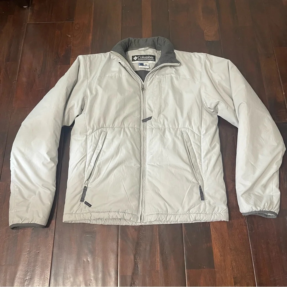 Columbia Core Interchange Jacket Men’s Medium Gray Ski Snow